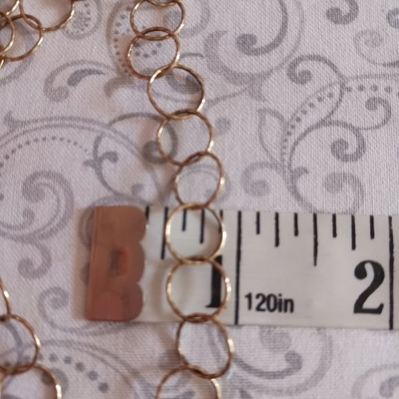 925 Italy KA 1772 Sterling Silver Gold Plated Chain Link Necklace - Picture 7 of 16